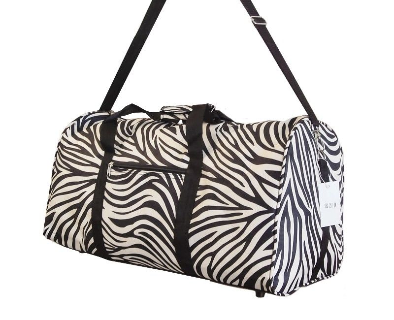 Leopard / Zebra Print Duffle Bag   DANCE, CHEER, SCHOOL, TRAVEL 