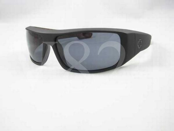 SPY Sunglasses LOGAN RSD MT BLK/RD GRY 670939892129  