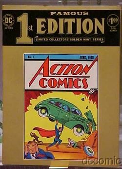 Famous First Edition Action Comics 1 Superman High Grade Rare 