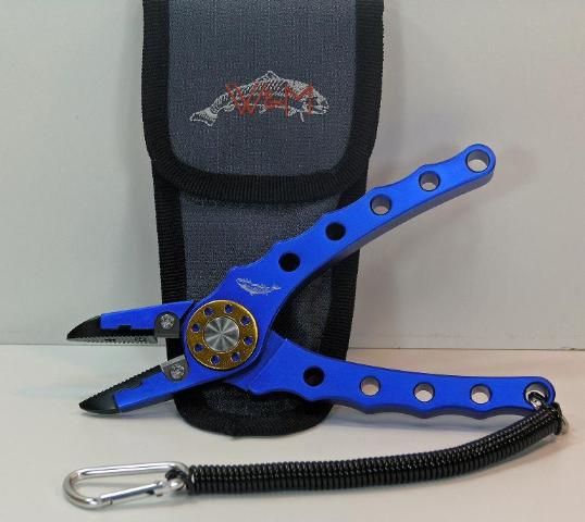 ALUMINUM PLIERS BRAID CUITTER FLY FISHING DEEP SEA  