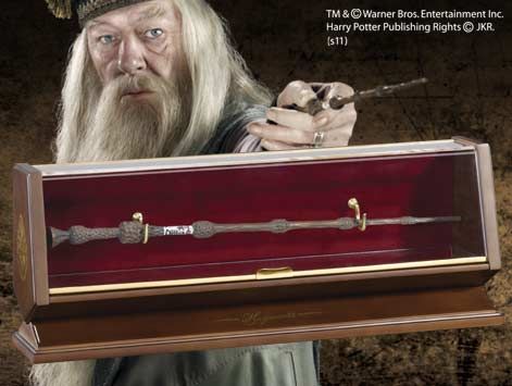 Harry Potter Dumbledore Bronze Wand Set  