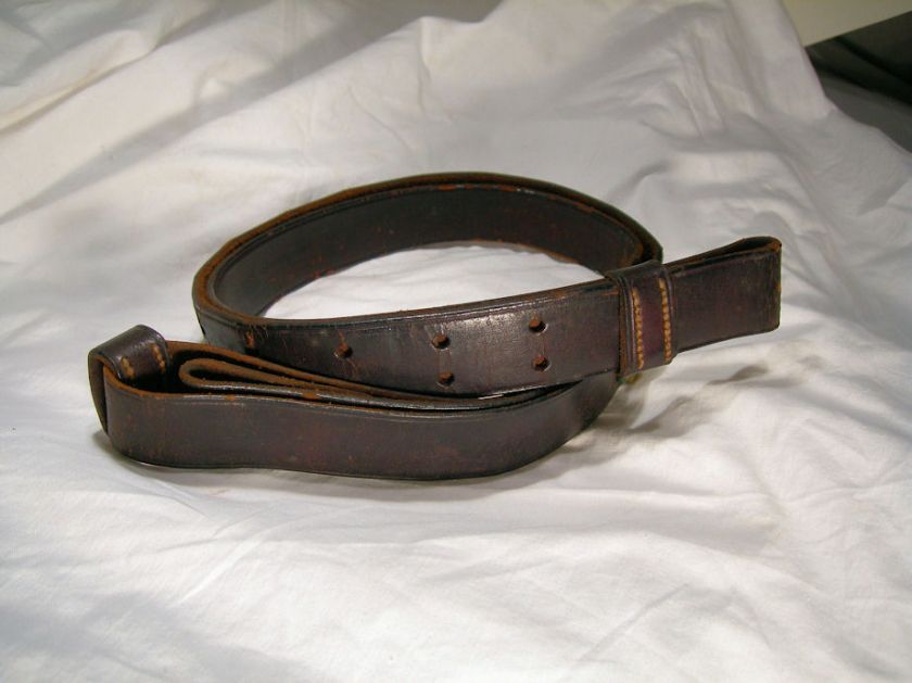 Original WWII US Military M1 Garand Springfield Leather Rifle Sling 