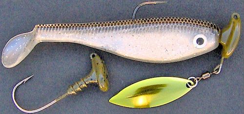 Kamakazee Swimbait ~ 4 Blueback Herring ~ 5 pack  