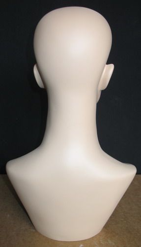 New 17H Flesh Female Mannequin Head Torso Form Bust 4  