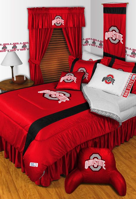   OHIO STATE BUCKEYES ** SIDELINES ** BEDDING and BEDROOM DECOR  