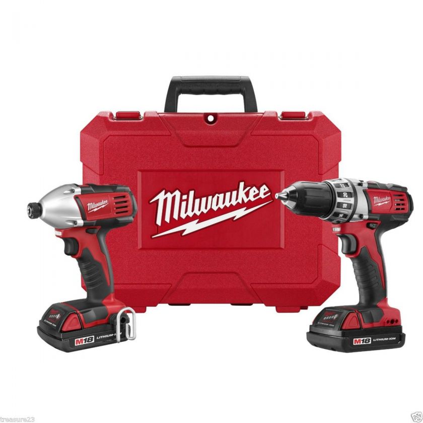 Milwaukee 2691 22 18 Volt Compact Drill and Impact Driver Combo Kit 