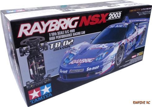 Tamiya 58315 RC TB02 Honda Raybrig NSX 2003 1/10 TB 02  