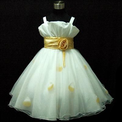 USG818 Party Flower Girls Dress Sz 2,3,4,5,6,7,8,9,10 Y  