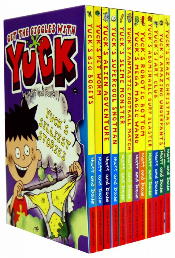 Yuck Series Collection Matt and Dave 12 Books Box Gift Set