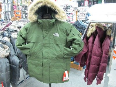 NEW MENS NORTH FACE MCMURDO PARKA AZPNJB6 GREEN  