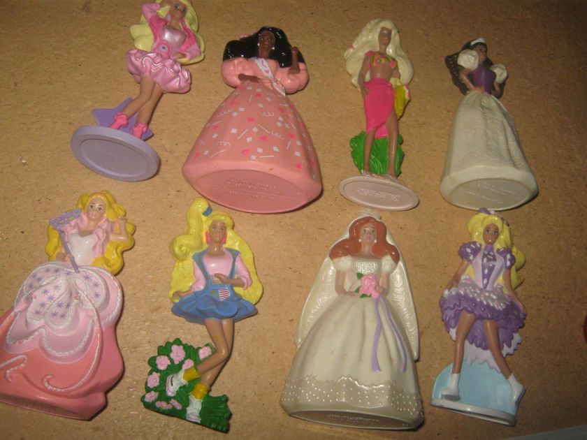 Mcdonalds 1991 Barbie Set of 8  