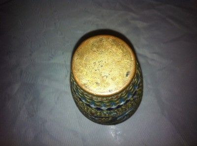 Antique Champleve Cloisonne Vase  