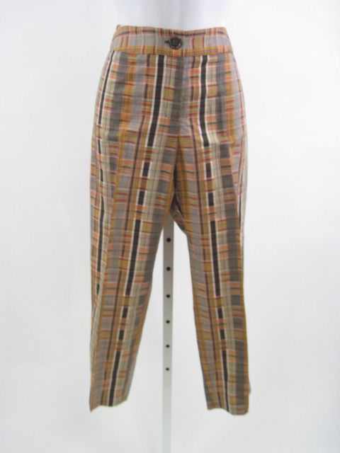 NWT ELLIOTT LAUREN Plaid Cropped Pants Slacks Sz 6  