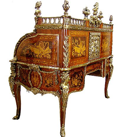 FABULOUS FRENCH LOUIS XV CYLINDER DESK  