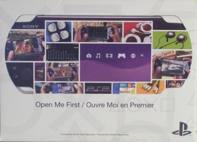 Sony PSP 3000 Manual & Quick Start Guide   New     