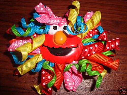 SESAME STREET ELMO KORKER HAIR BOW (MC)  