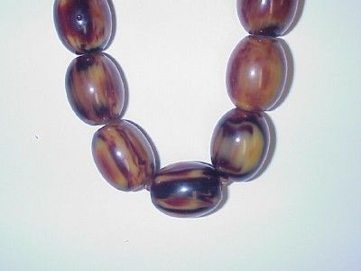 VINTAGE MISSISSIPPI MUD BAKELITE NECKLACE  