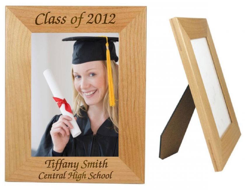 Personalized Graduation Photo Picture Frame 5 x 7 Vert.  