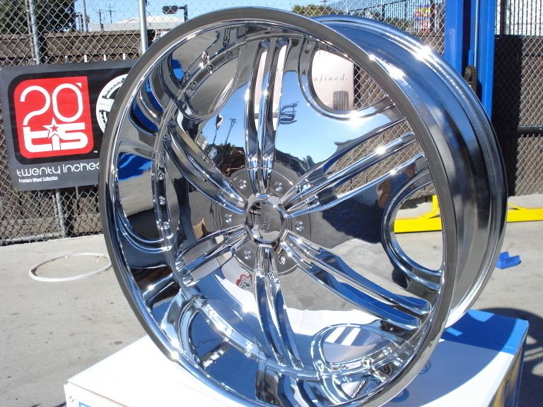 20 INCH F585 RIMS & TIRES AVALANCHE TAHOE ESCALADE H3  