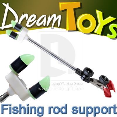 Fishing Fish Rod Adjustable Support Holder noctilucent  