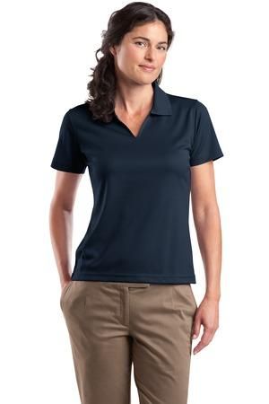 Sport Tek   Ladies Dri Mesh V Neck Sport Shirt. L469  