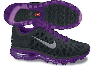 Nike Air Max+ 2011 Black/Purple Sz 8.5   13 Running  