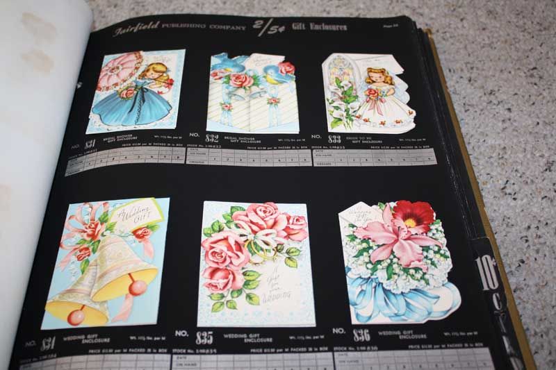 Fairfield Publishing 1952 53 Greeting Card Sales Book  