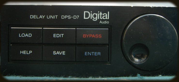 SONY DPS D7 DIGITAL DELAY UNIT DPS D7 DPSD7  