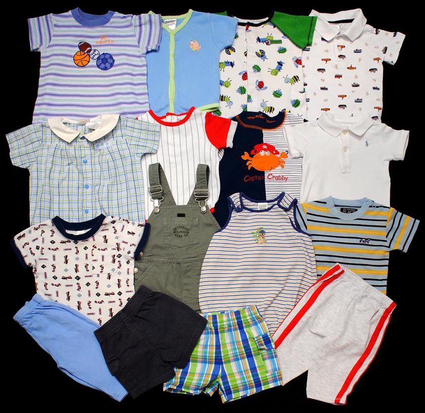   CLOTHES LOT RALPH LAUREN GAP 6 MONTHS 6 9 MONTHS 9 MONTHS 6 12 MONTHS