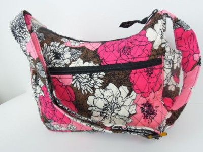 Vera Bradley On The Go Mocha Rouge NWT Bag  