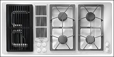 Jenn air gas cooktop downdraft 45  