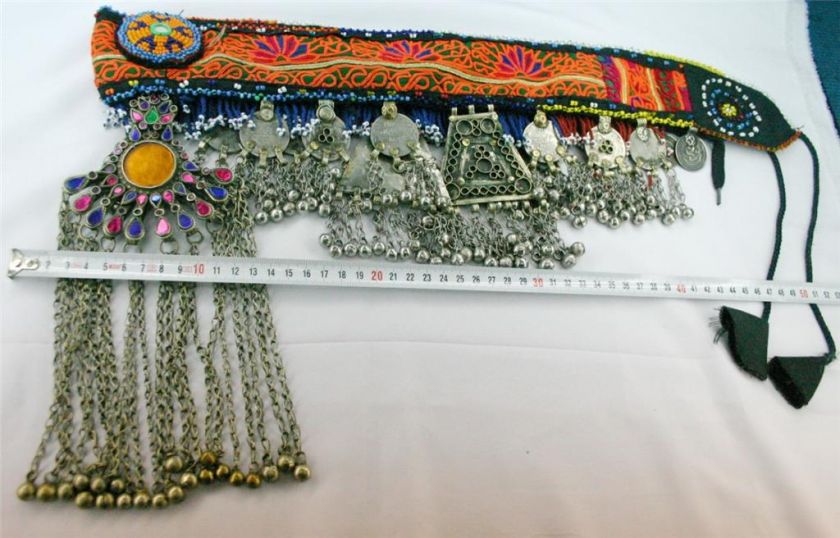 NEEDLE HANDE MADE AFGHAN TRADITIONAL BLLY DANCING BELT.  