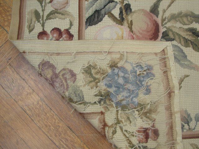 VICTORIAN STYLE DECOR 6X9 NEEDLEPOINT DOUBLE KNOT RUG  