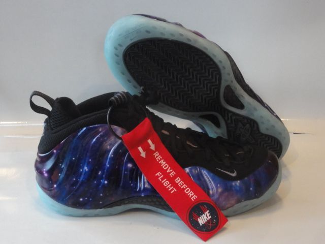 Nike Air Foamposite One NRG Galaxy Obsidian Blue Black Sneakers Mens 