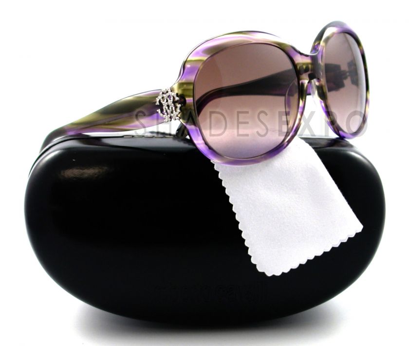 NEW Roberto Cavalli Sunglasses RC 529S PURPLE 80F TULIPANO AUTH  