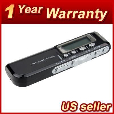 Professional 4GB USB Digital SPY Audio Voice Recorder Dictaphone  