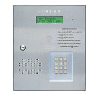 LINEAR AE 500 TWO DOORS COMMERCIAL TELEPHONE ENTRY SYS  