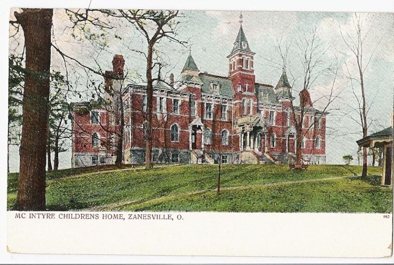 Ohio, OH, Zanesville, McIntyre Childrens Home Pre 1907  