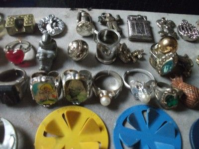 HUGE collection Bubble Gum Ball Crackerjack Charms Toys Celluloid 