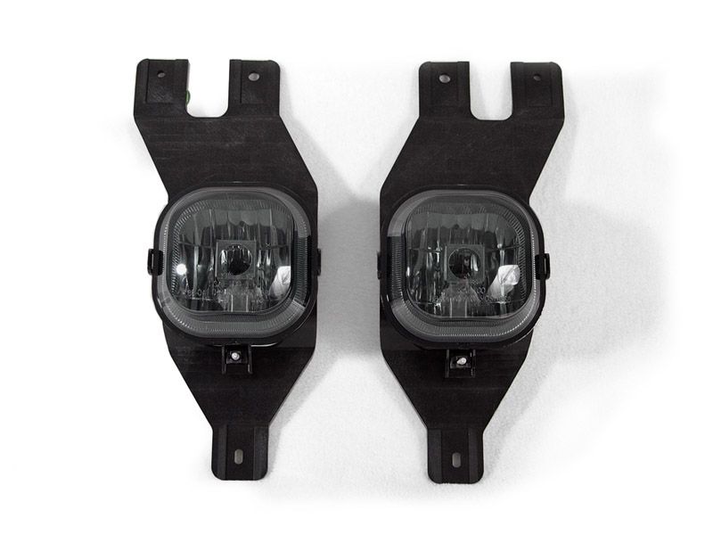 SMOKED Fog Light 01 04 FORD F250 F350 OEM PAIR + WIRING  