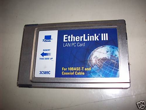 3COM ETHERLINK III LAN PC CARD 3C589C  