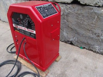 LINCOLN AC/DC 225 ARC WELDER 220V SINGLE PHASE WORKS GREAT  