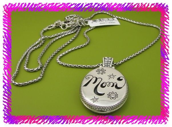 BRIGHTON FAMILY FUN MOM Locket Long Necklace NWtag  