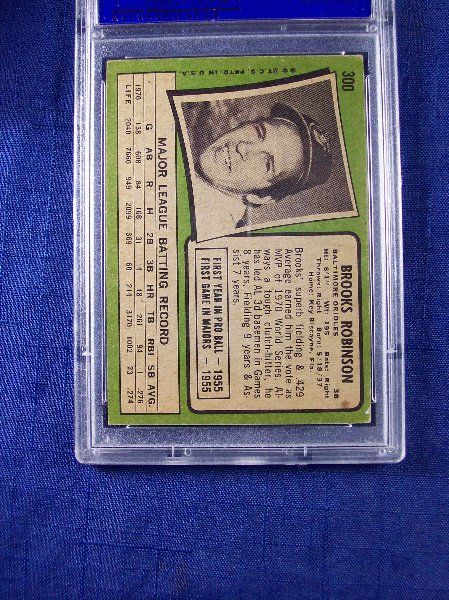 PSA/DNA 1971 Topps#300 Brooks Robinson Autograph  