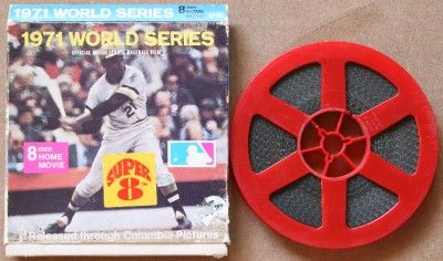 1971 Vintage World Series 8mm Film Roberto Clemente Super 8 SP80 Home 