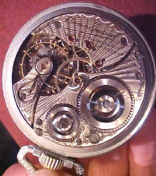 POCKET WATCH ILLINOIS BUNN SPECIAL 21 JEWEL DOUBLE ROLLER  