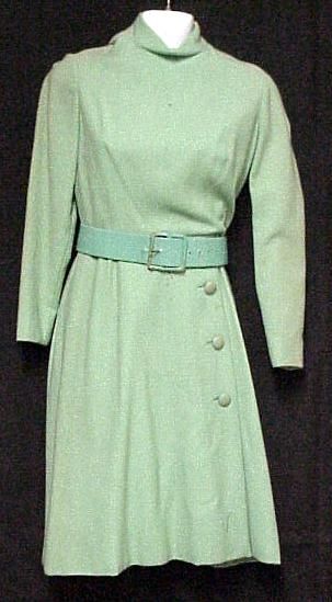 1960s MOD JACKIE O STYLE SHORT CHIC DRESS MOVIE WORN  