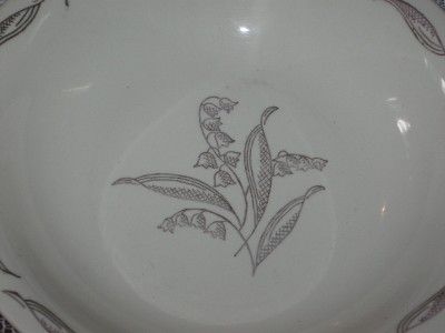 Vintage Lot 6 Knowles Lily Of The Valley Soup Bowls  