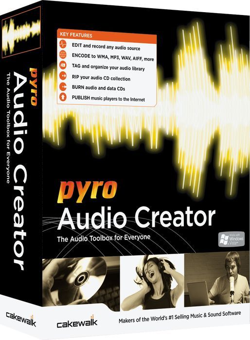 Cakewalk Pyro Audio Creator 787537081015  