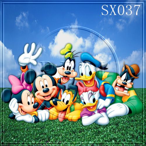 CHILDREN OUTDOOR 8x8 CP SCENIC PHOTO BACKGROUND BACKDROP SX037  